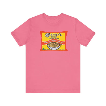 RAMEN GAMER FOOD. Unisex Jersey Short Sleeve Tee