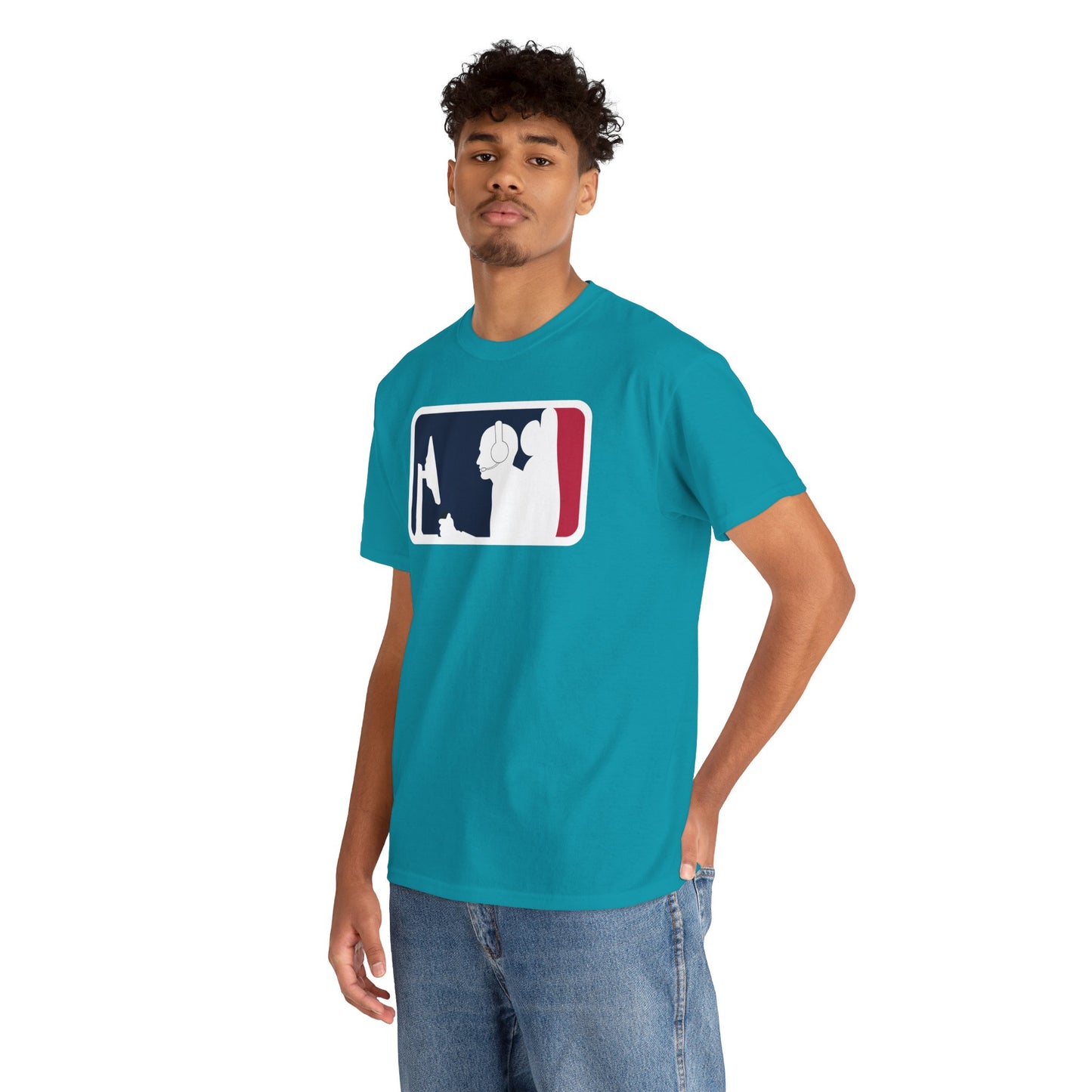 MAJOR LEAGUE GAMER (CONSOLE). Unisex Heavy Cotton Tee