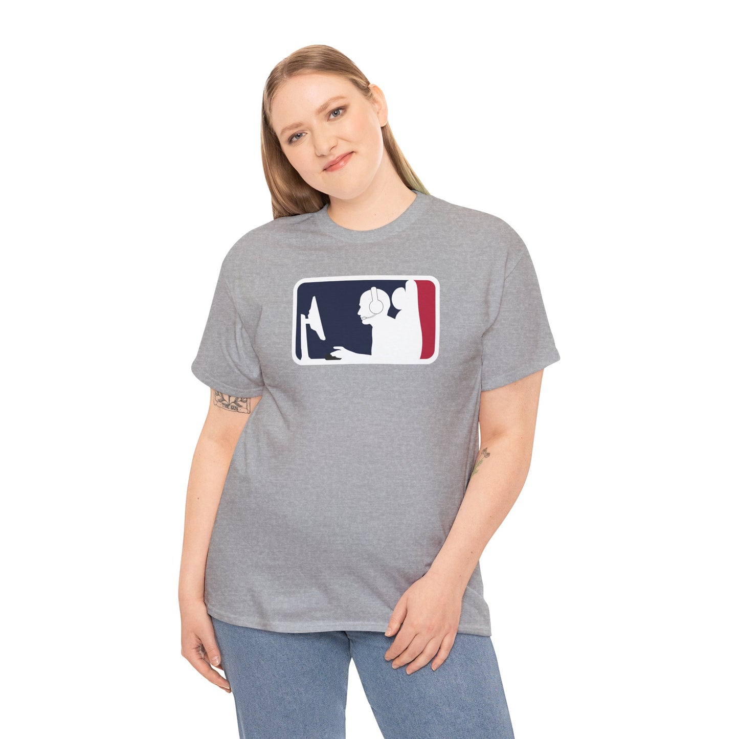 MAJOR LEAGUE GAMER (PC). Unisex Heavy Cotton Tee