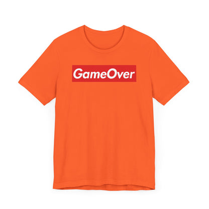 SUPER GAME OVER. Unisex Jersey Short Sleeve Tee