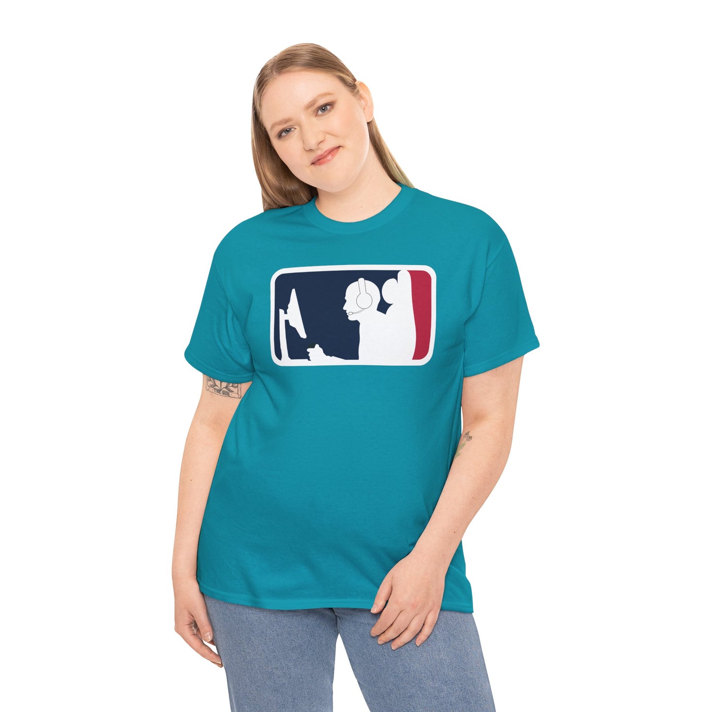 MAJOR LEAGUE GAMER (CONSOLE). Unisex Heavy Cotton Tee