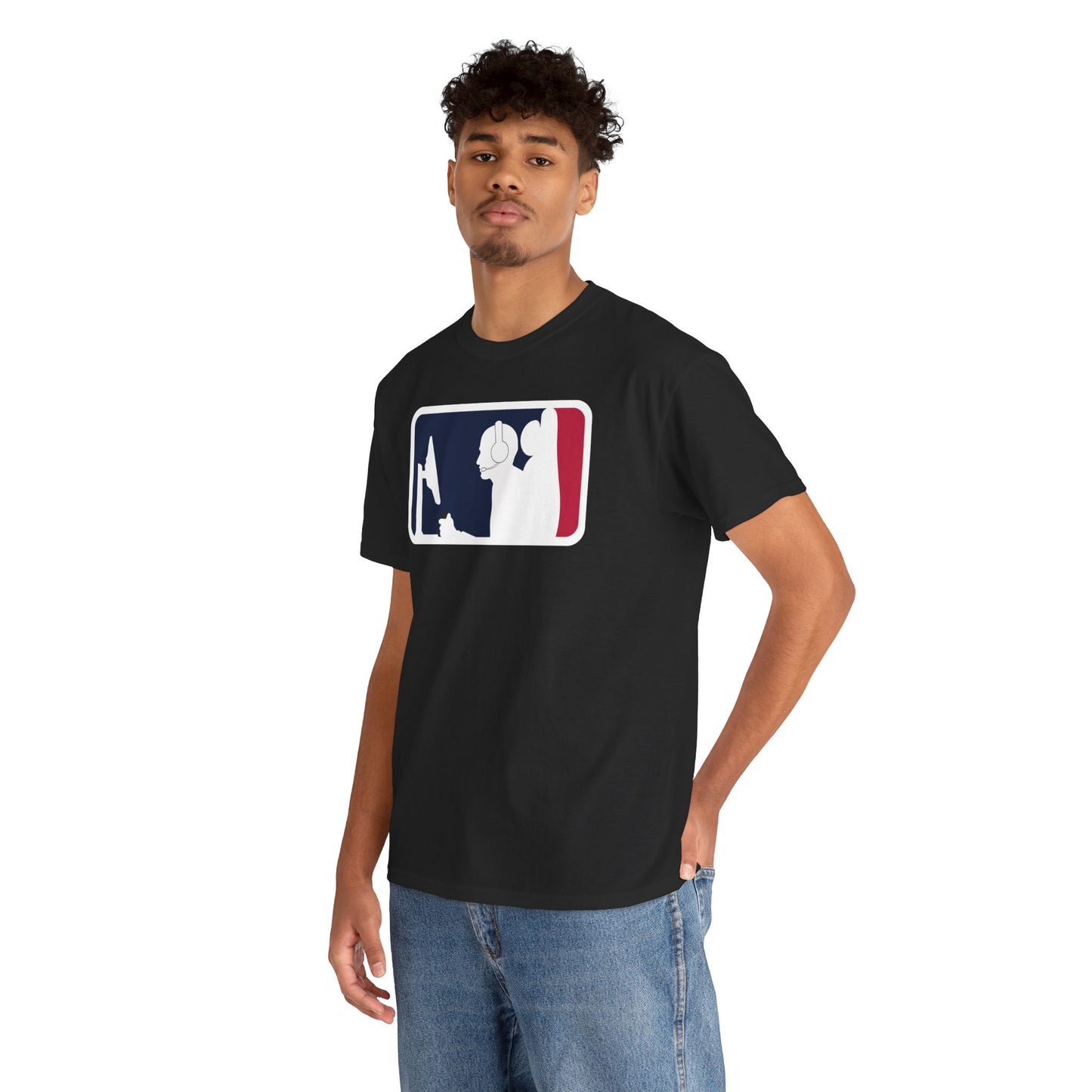 MAJOR LEAGUE GAMER (CONSOLE). Unisex Heavy Cotton Tee