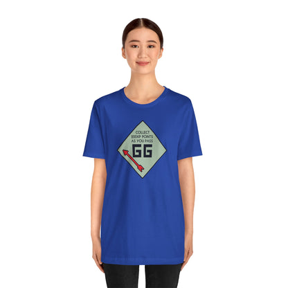 GG PASS GO COLLECT 200XP. Unisex Jersey Short Sleeve Tee