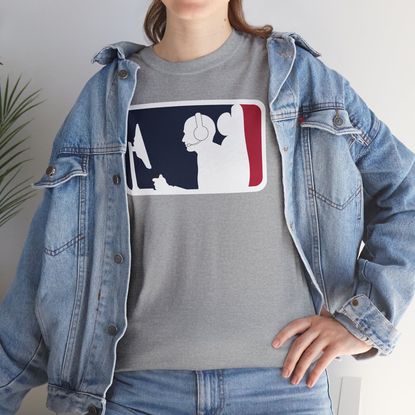 MAJOR LEAGUE GAMER (CONSOLE). Unisex Heavy Cotton Tee