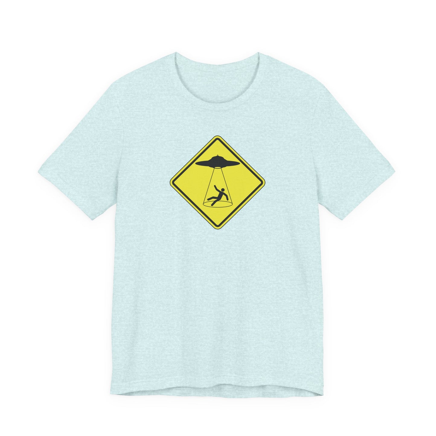 CAUTION UFO! Unisex Jersey Short Sleeve Tee