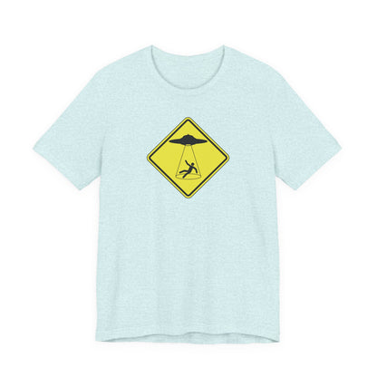 CAUTION UFO! Unisex Jersey Short Sleeve Tee