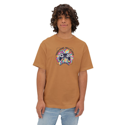 GOOD GAME WELL PLAYED TEE. Unisex Oversized Boxy Tee