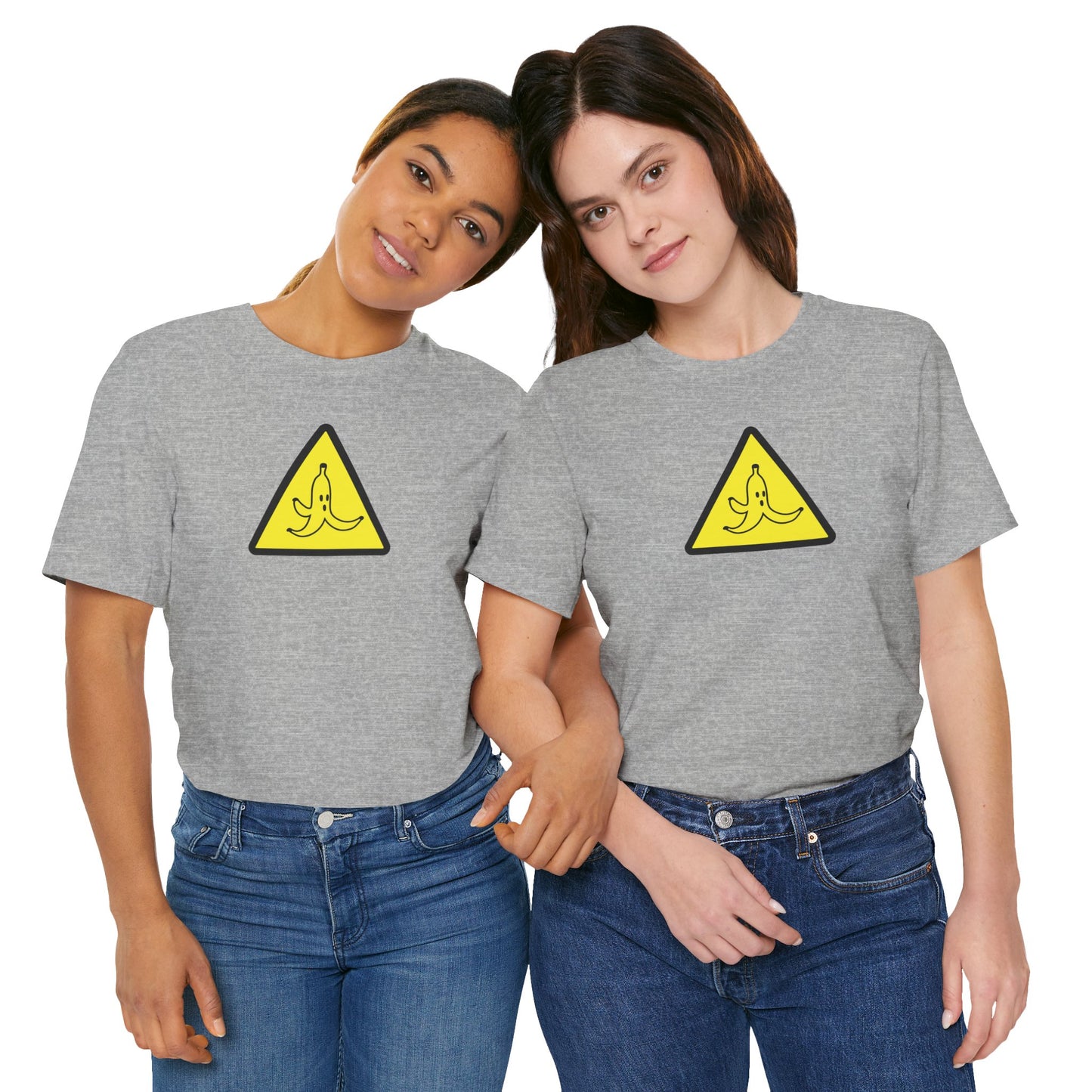 CAUTION BANANA. Unisex Jersey Short Sleeve Tee