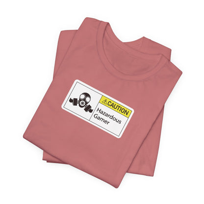 HAZARDOUS GAMER. Unisex Jersey Short Sleeve Tee