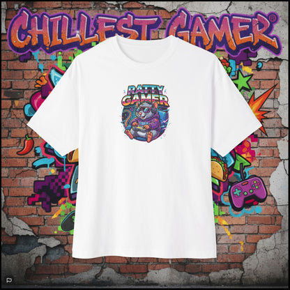 RATTY GAMER. Unisex Oversized Boxy Tee