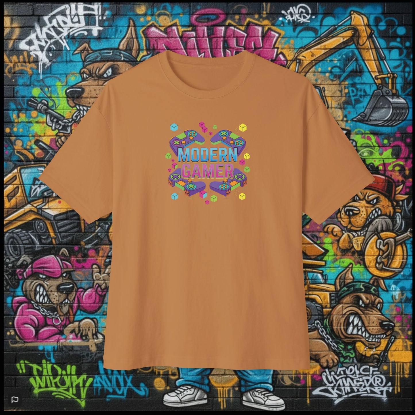 MODERN GAMER. Unisex Oversized Boxy Tee