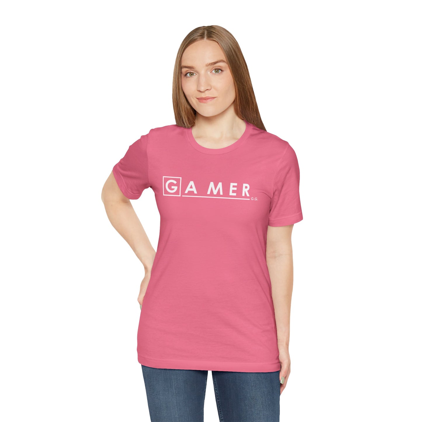 DR. GAMER IS IN THE HOUSE. Unisex Jersey Short Sleeve Tee