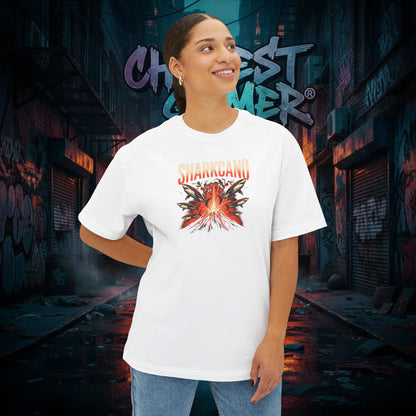 SHARKCANO V2. Unisex Oversized Boxy Tee