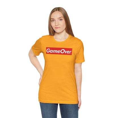 SUPER GAME OVER. Unisex Jersey Short Sleeve Tee