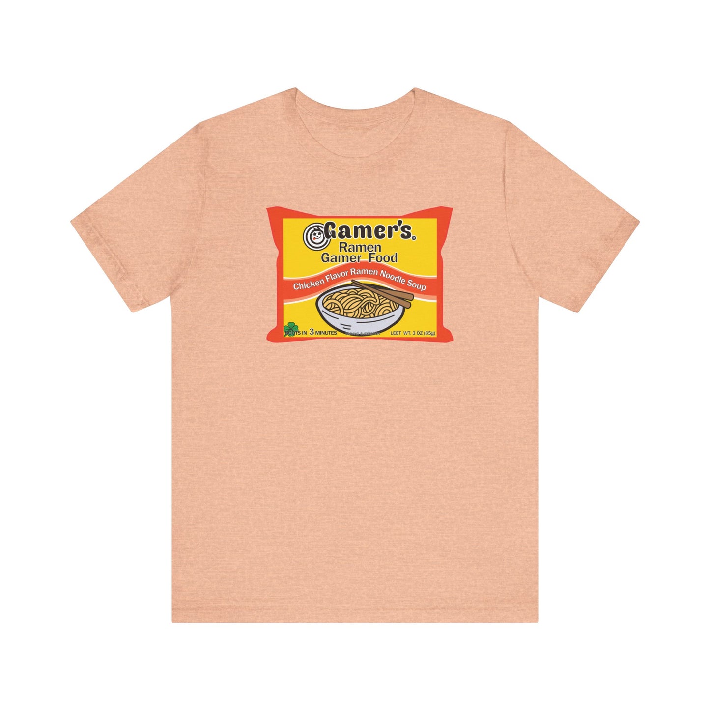 RAMEN GAMER FOOD. Unisex Jersey Short Sleeve Tee