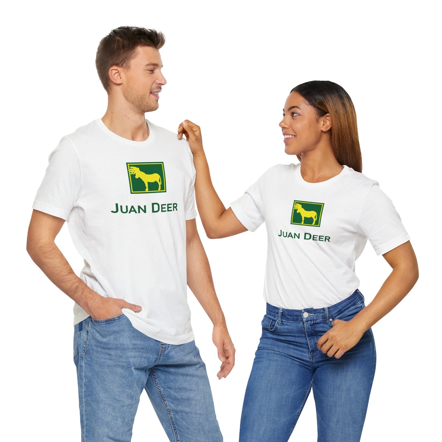 JUAN DEER V2. Unisex Jersey Short Sleeve Tee