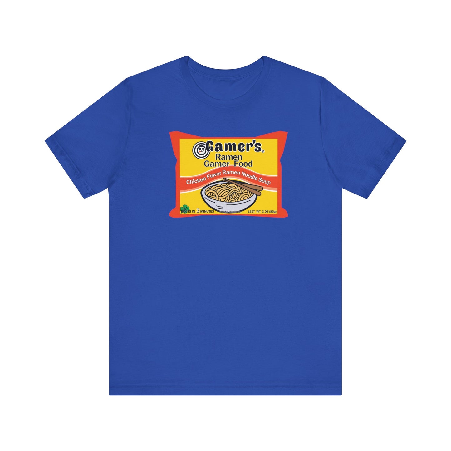 RAMEN GAMER FOOD. Unisex Jersey Short Sleeve Tee