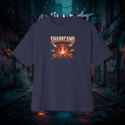 SHARKCANO V2. Unisex Oversized Boxy Tee