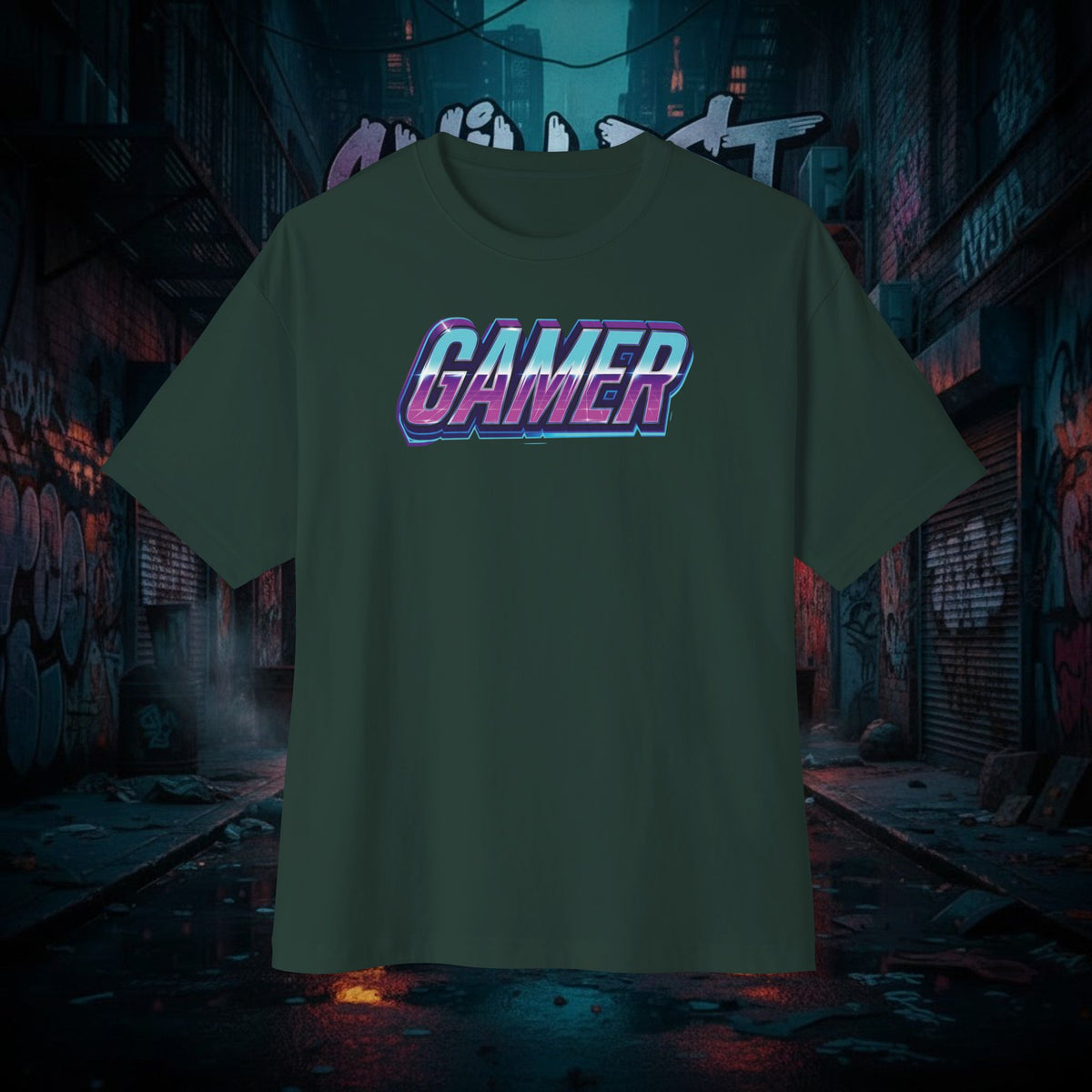 GAMER. Unisex Oversized Boxy Tee