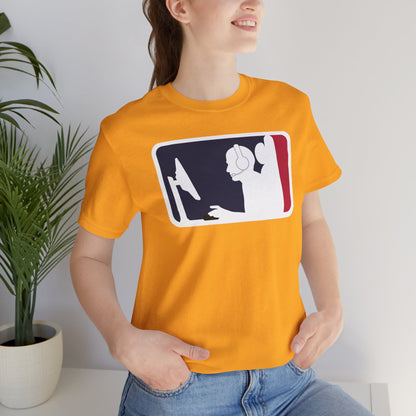 MAJOR LEAGUE GAMER (PC). Unisex Jersey Short Sleeve Tee