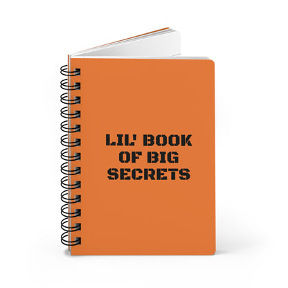 LIL' BOOK OF BIG SECRETS. Spiral Bound Journal