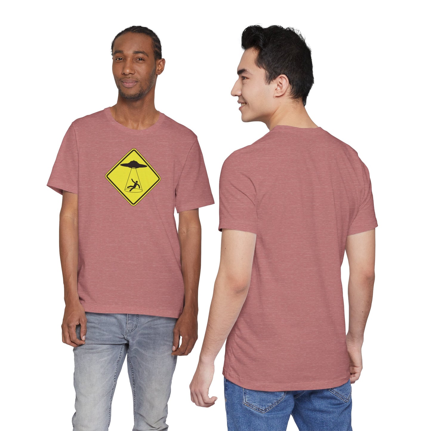 CAUTION UFO! Unisex Jersey Short Sleeve Tee