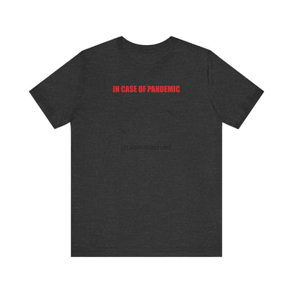 CUT IN CASE OF EMERGENCY. Unisex Jersey Short Sleeve Tee