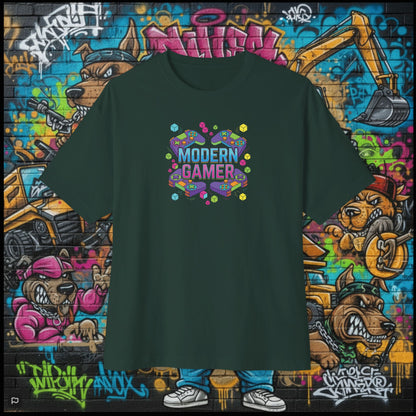 MODERN GAMER. Unisex Oversized Boxy Tee