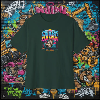 KITTY GAMER. Unisex Oversized Boxy Tee