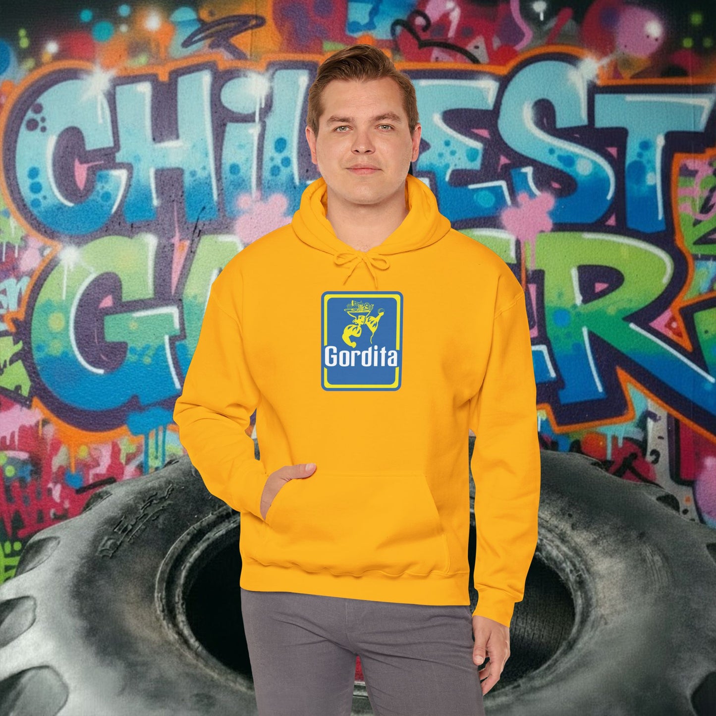 GORDITA. Unisex Heavy Blend™ Hooded Sweatshirt