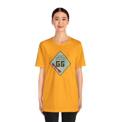 GG PASS GO COLLECT 200XP. Unisex Jersey Short Sleeve Tee