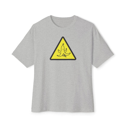 CAUTION BANANA PEEL. Unisex Oversized Boxy Tee