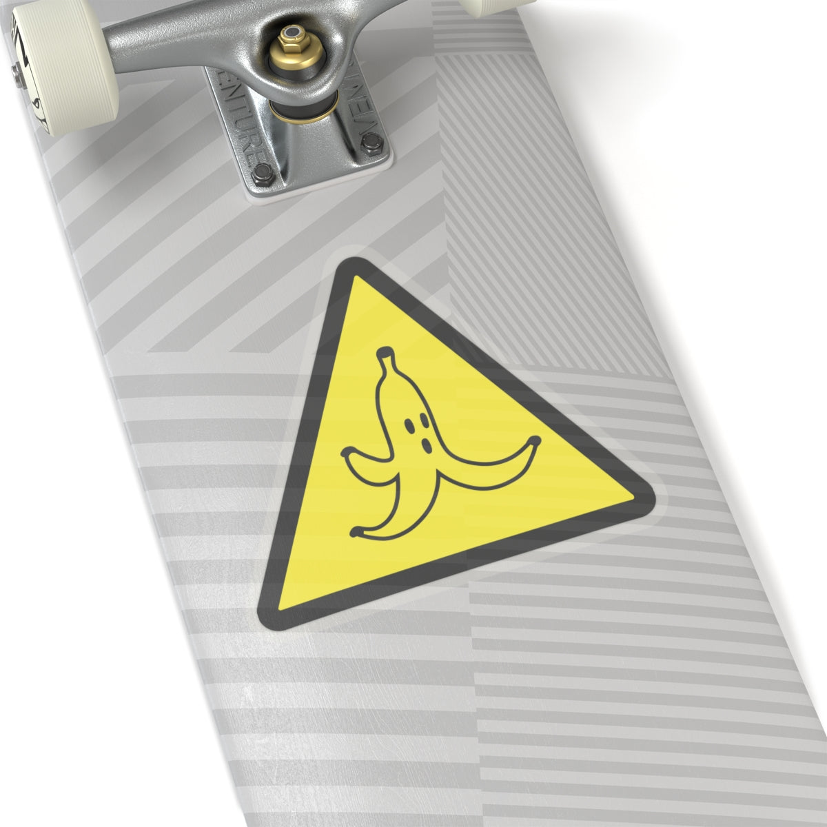 CAUTION BANANA PEEL. Kiss-Cut Stickers