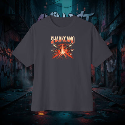 SHARKCANO V2. Unisex Oversized Boxy Tee