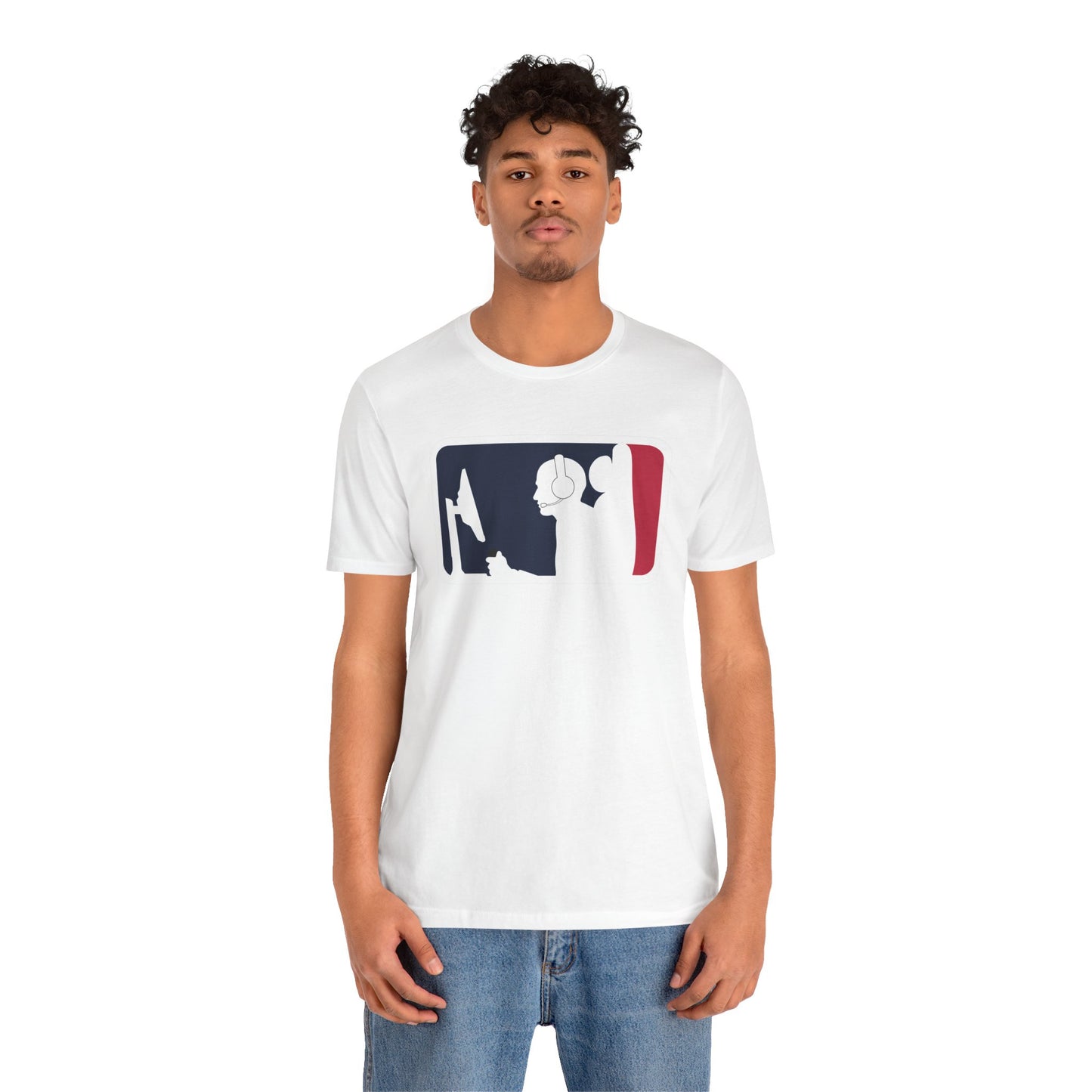 MAJOR LEAGUE GAMER (CONSOLE). Unisex Jersey Short Sleeve Tee