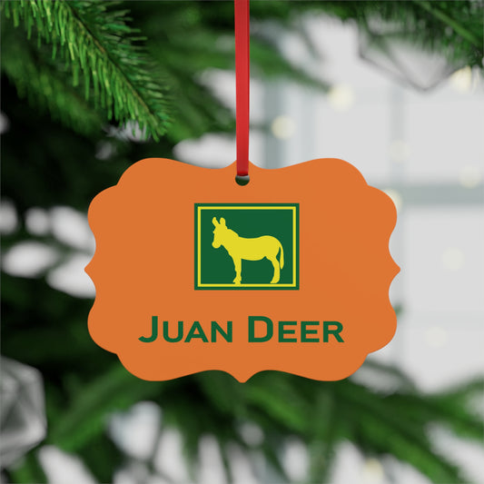 JUAN DEER. Metal Plaque Ornament