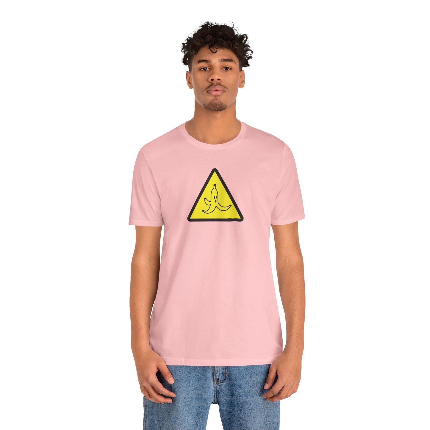 CAUTION BANANA. Unisex Jersey Short Sleeve Tee