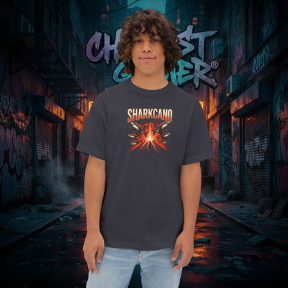SHARKCANO V2. Unisex Oversized Boxy Tee