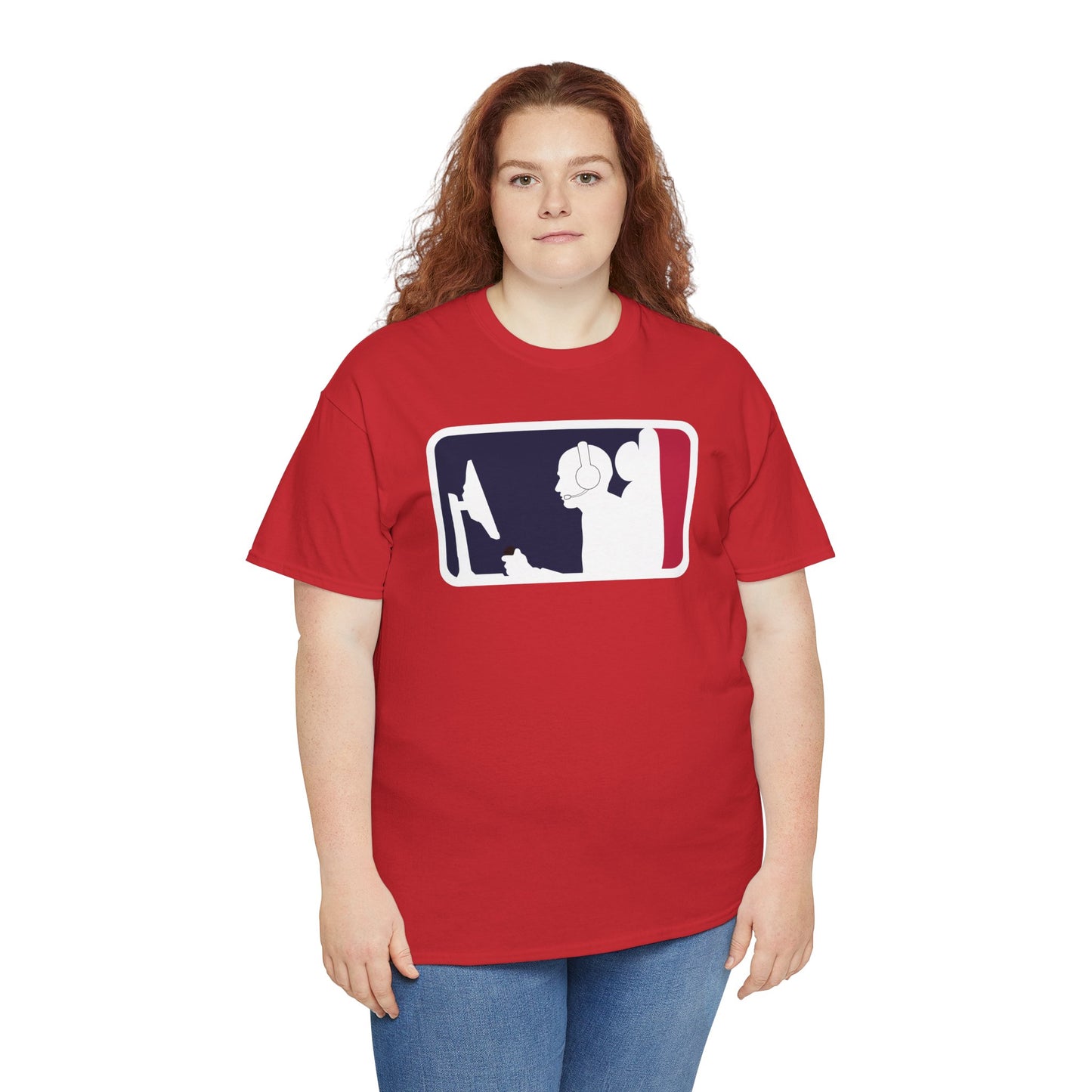 MAJOR LEAGUE GAMER (CONSOLE). Unisex Heavy Cotton Tee