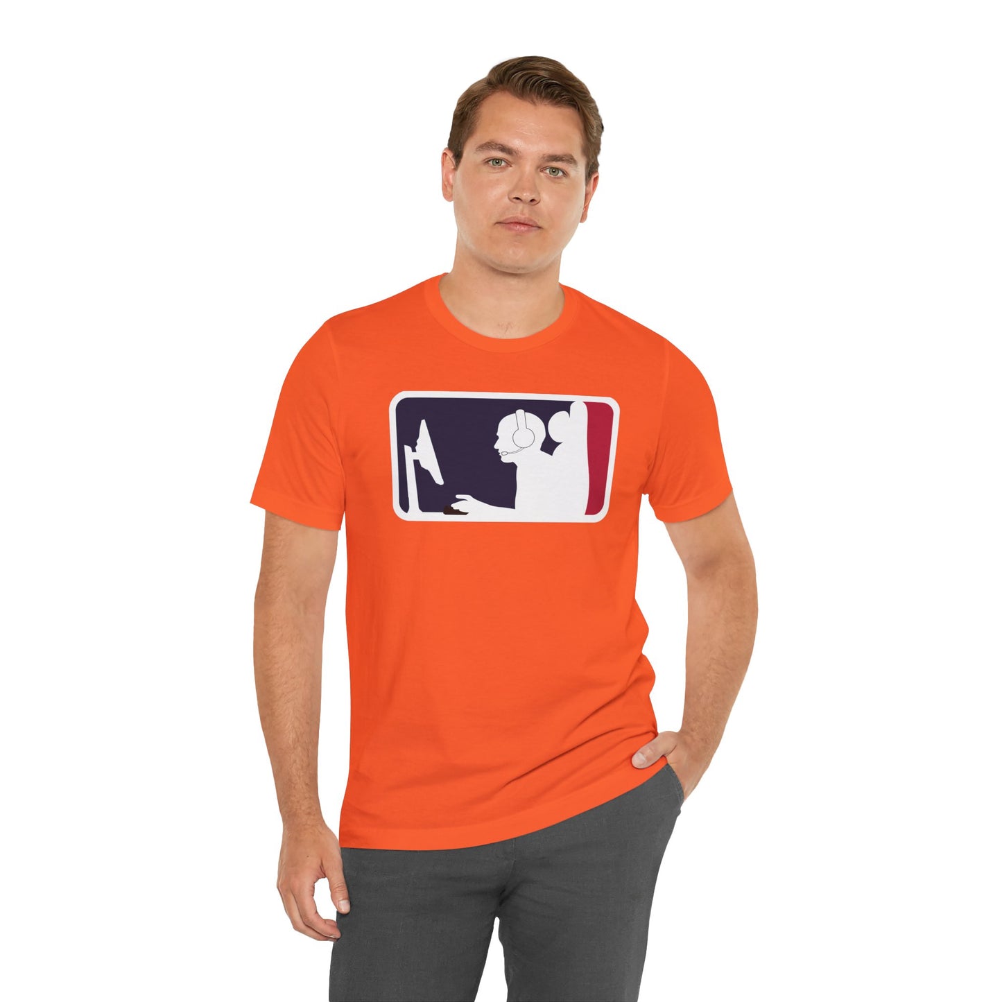 MAJOR LEAGUE GAMER (PC). Unisex Jersey Short Sleeve Tee