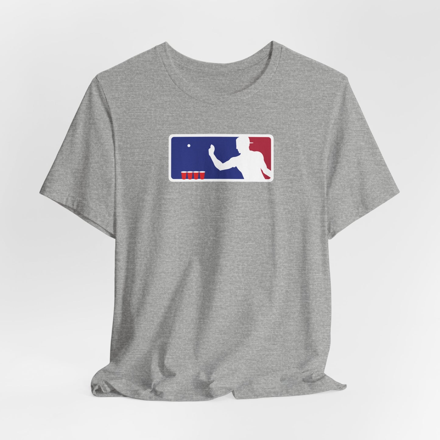 MAJOR LEAGUE PONGER. Unisex Jersey Short Sleeve Tee
