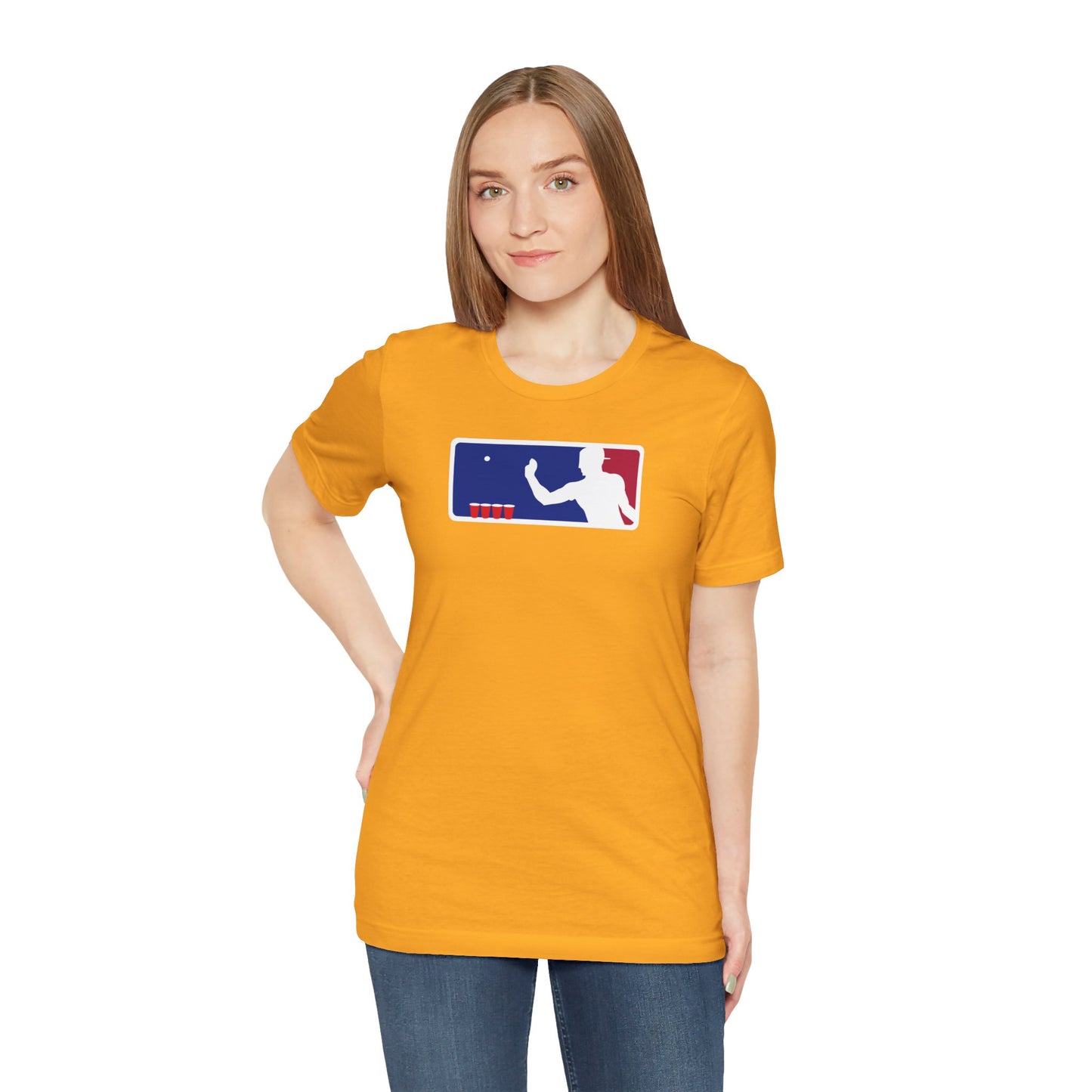 MAJOR LEAGUE PONGER. Unisex Jersey Short Sleeve Tee