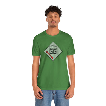 GG PASS GO COLLECT 200XP. Unisex Jersey Short Sleeve Tee