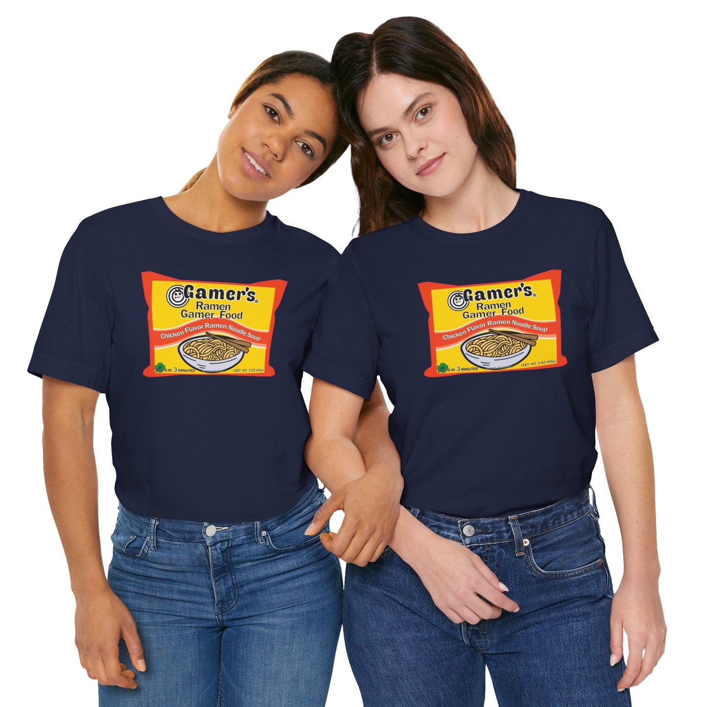 RAMEN GAMER FOOD. Unisex Jersey Short Sleeve Tee