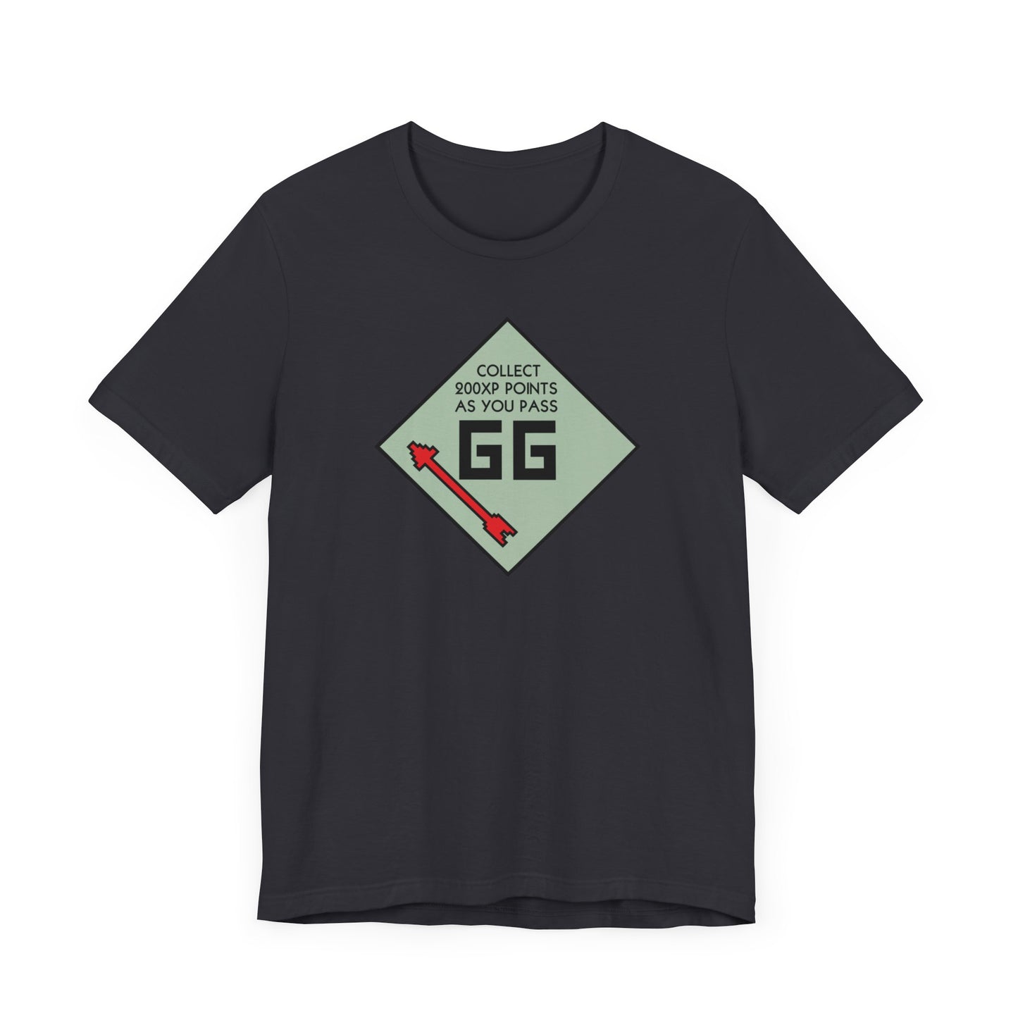 GG PASS GO COLLECT 200XP. Unisex Jersey Short Sleeve Tee