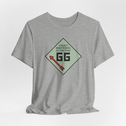 GG PASS GO COLLECT 200XP. Unisex Jersey Short Sleeve Tee