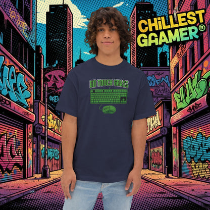 GO TOUCH GRASS. Unisex Oversized Boxy Tee