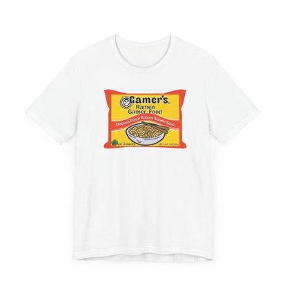 RAMEN GAMER FOOD. Unisex Jersey Short Sleeve Tee