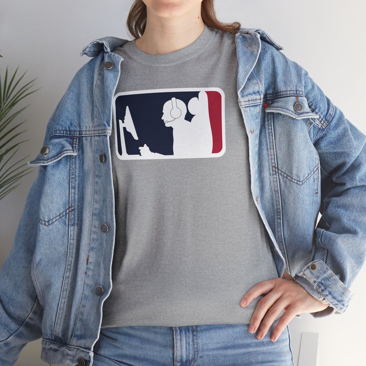 MAJOR LEAGUE GAMER (CONSOLE). Unisex Heavy Cotton Tee