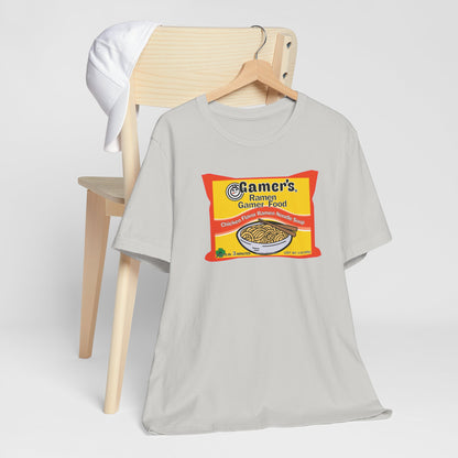 RAMEN GAMER FOOD. Unisex Jersey Short Sleeve Tee